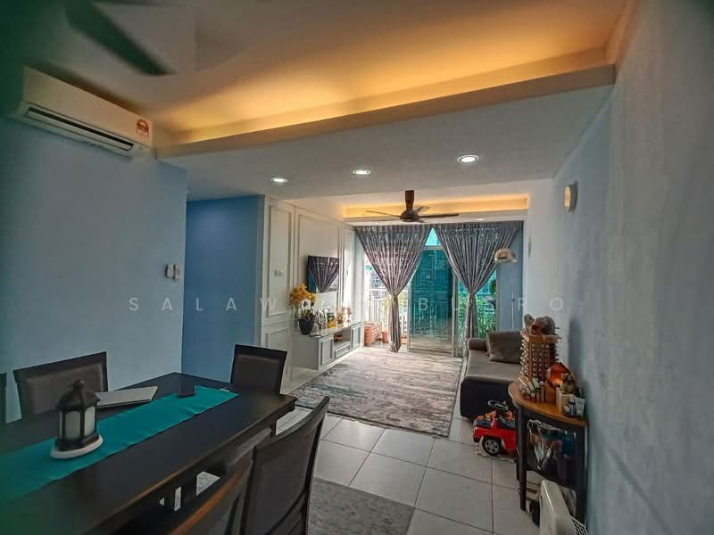 Servis Apartment untuk Disewa di Bsp Skypark - Salawati Busro - Living Room - PropertyGuru.com.my