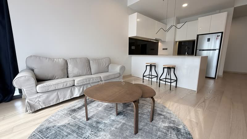 Service Residence for Rent at Star Residences Two - Tim Siow - Living Room - PropertyGuru.com.my