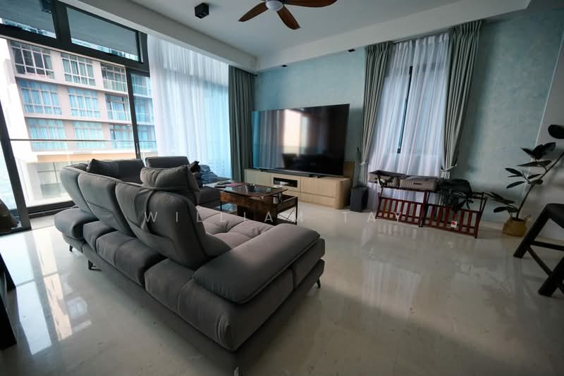 Kondominium untuk Dijual di Setia Sky 88 - William Tay - Living Room - PropertyGuru.com.my