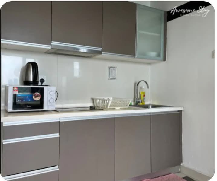 Servis Apartment untuk Disewa di Regalia Residence - Chloe Shum - Kitchen - PropertyGuru.com.my