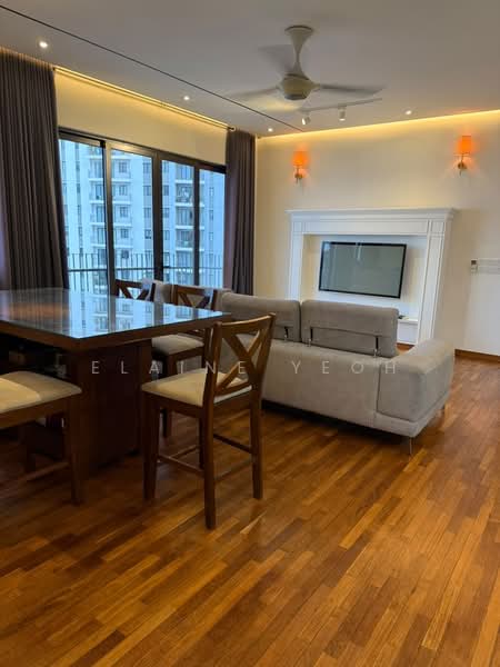 Servis Apartment untuk Disewa di The Tamarind - Elaine Yeoh - Living Room - PropertyGuru.com.my