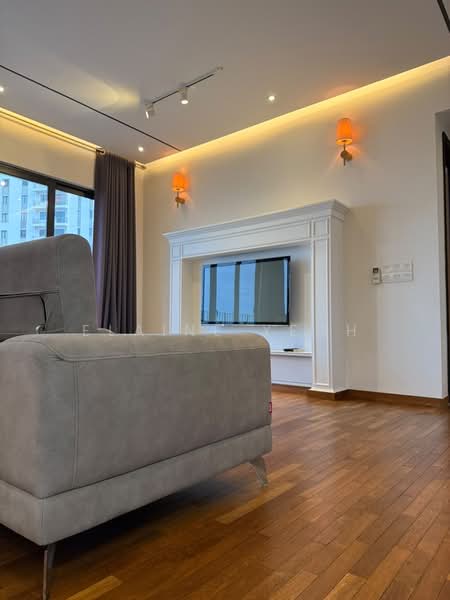 Servis Apartment untuk Disewa di The Tamarind - Elaine Yeoh - Living Room - PropertyGuru.com.my