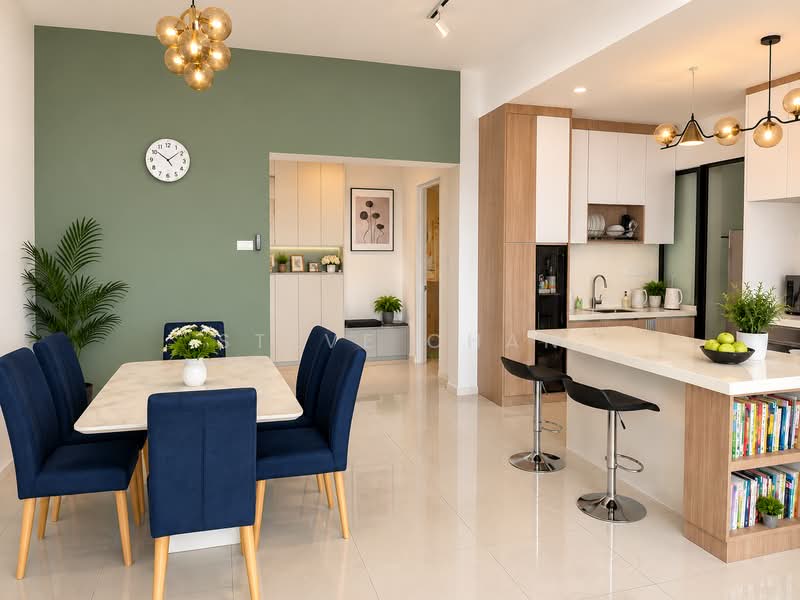 Kondominium untuk Dijual di Waltz Residences - Steve Chan - Dining Area - PropertyGuru.com.my