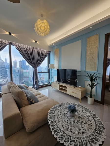 Servis Apartment untuk Disewa di Core Residence @ TRX - Jack Low - Living Room - PropertyGuru.com.my