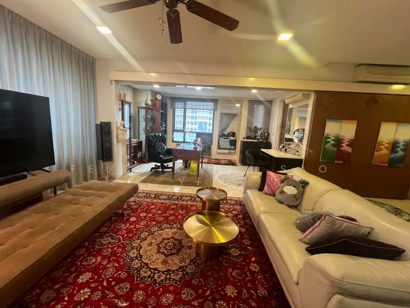 Kondominium untuk Dijual di The Capsquare Residences - Felicia Lau Sao Yin - Living Room - PropertyGuru.com.my