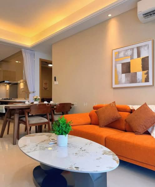 Condominium for Rent at R&F Princess Cove Phase 2-Seine Region - Por Chuin - Living Room - PropertyGuru.com.my
