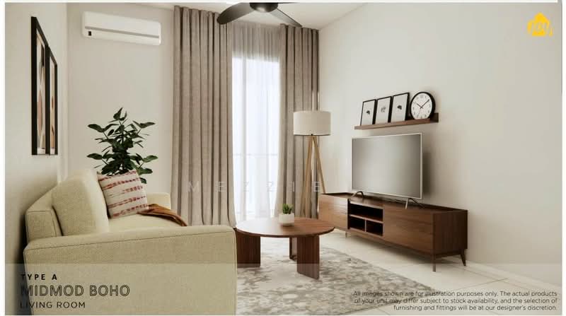 Servis Apartment untuk Disewa di Melawati : Park One - Mezzie . - Living Room - PropertyGuru.com.my