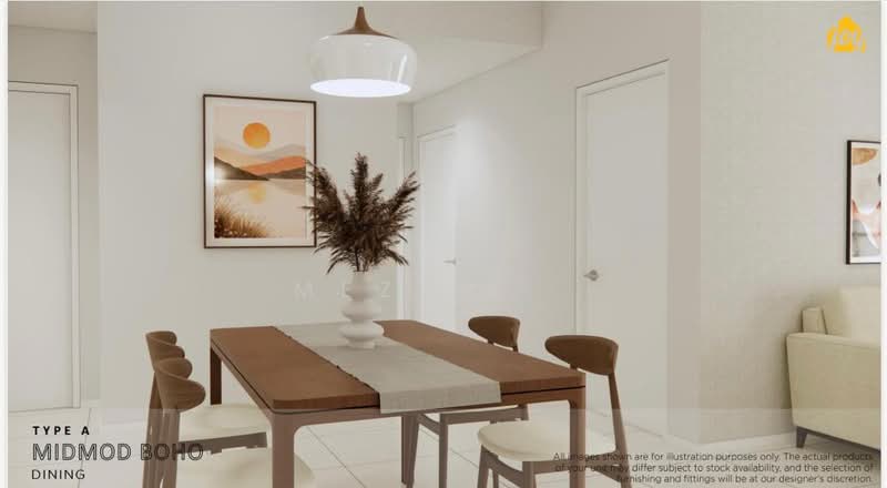 Servis Apartment untuk Disewa di Melawati : Park One - Mezzie . - Dining Room - PropertyGuru.com.my
