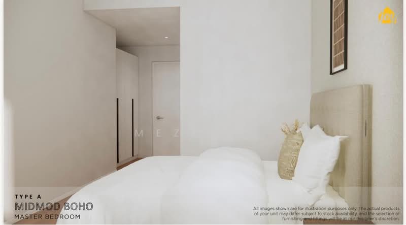 Servis Apartment untuk Disewa di Melawati : Park One - Mezzie . - Master Bedroom - PropertyGuru.com.my