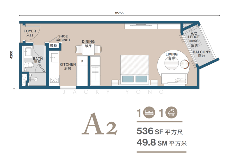 Servis Apartment untuk Dijual di Clarissa Serviced Suites - Jacky Yong - PropertyGuru.com.my