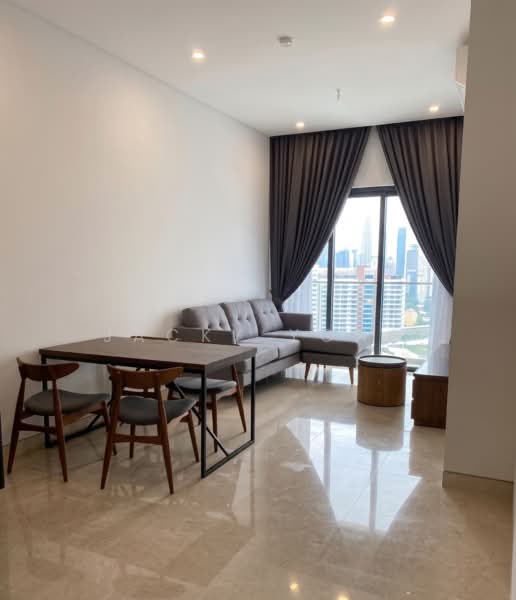Servis Apartment untuk Disewa di Lucentia Residences - Jacky Yong - Living Room - PropertyGuru.com.my
