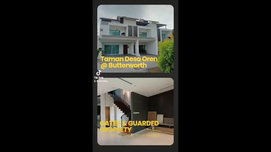 Rumah Teres 3 Tingkat untuk Dijual di Taman Desa Oren (Butterworth) - Michael Khng - PropertyGuru.com.my