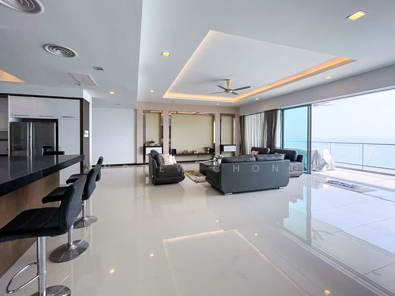 Condominium for Sale at Infinity Beachfront Condominium - Andrew Chong - Living Room - PropertyGuru.com.my