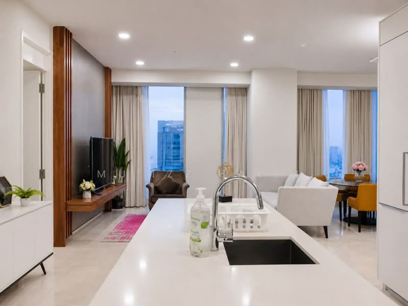 Service Residence for Rent at Tropicana The Residences - Mu'izz Halim - Living Room - PropertyGuru.com.my