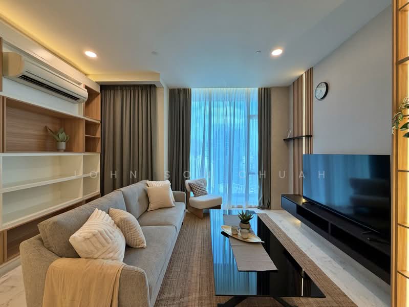 Servis Apartment untuk Disewa di The Face Suites (Platinum Suites) - John Son Chuah - Living Room - PropertyGuru.com.my