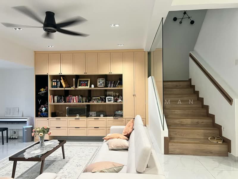 Rumah Teres untuk Dijual di Lembah Keramat (Ulu Kelang) - Yasmin Sulaiman - Living Room - PropertyGuru.com.my
