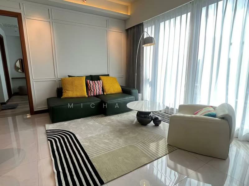Servis Apartment untuk Disewa di Core Residence @ TRX - Michael Au - Living Room - PropertyGuru.com.my
