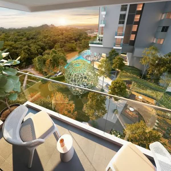 Servis Apartment untuk Dijual di Skyluxe On The Park Bukit Jalil - Avex Kee - Balcony - PropertyGuru.com.my