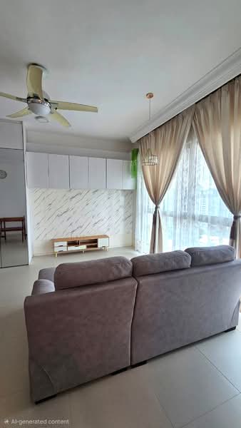 Servis Apartment untuk Disewa di Cantara Residences - Riko Choo - Living Room - PropertyGuru.com.my