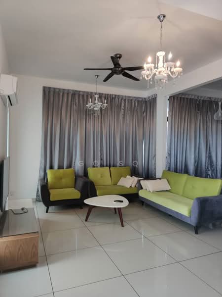 Rumah Kluster untuk Disewa di Johor Bahru (Johor) - GO SQ - Living Room - PropertyGuru.com.my