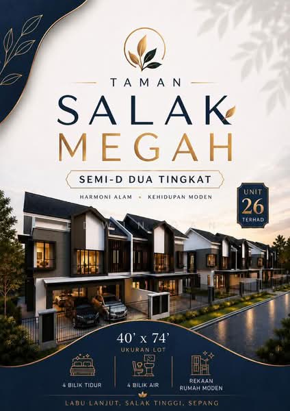 Semi-Detached House for Sale in Bandar Baru Salak Tinggi (Sepang) - Edwin Gan - Exterior - PropertyGuru.com.my