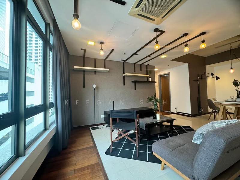 Service Residence for Rent at i-Zen @ Kiara 2 - Keegan Soh - Living Room - PropertyGuru.com.my