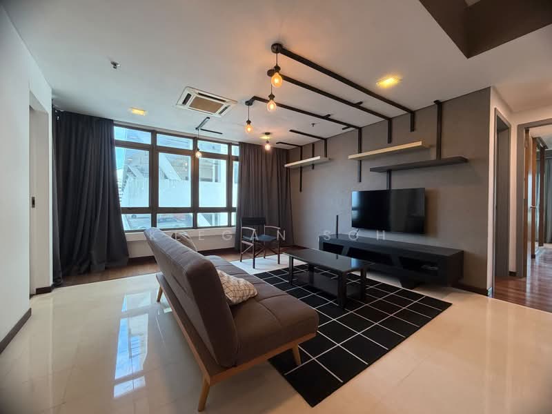 Servis Apartment untuk Disewa di i-Zen @ Kiara 2 - Keegan Soh - Living Room - PropertyGuru.com.my