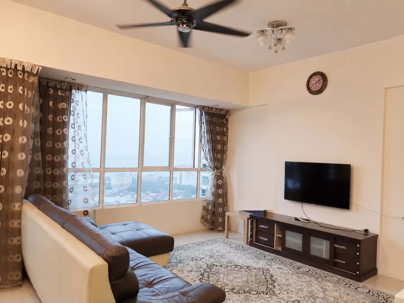 Servis Apartment untuk Dijual di Birch Regency @ Penang Times Square - KK Kwok - Living Room - PropertyGuru.com.my