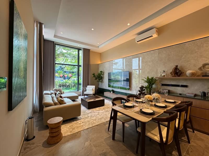Cluster House for Sale in Forest City (Gelang Patah) - Suny Sior - Living Room - PropertyGuru.com.my