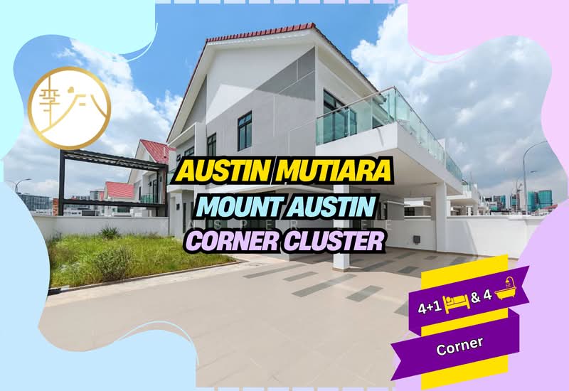 Rumah Kluster untuk Dijual di Taman Mount Austin (Tebrau) - Kasper Lee - Exterior - PropertyGuru.com.my