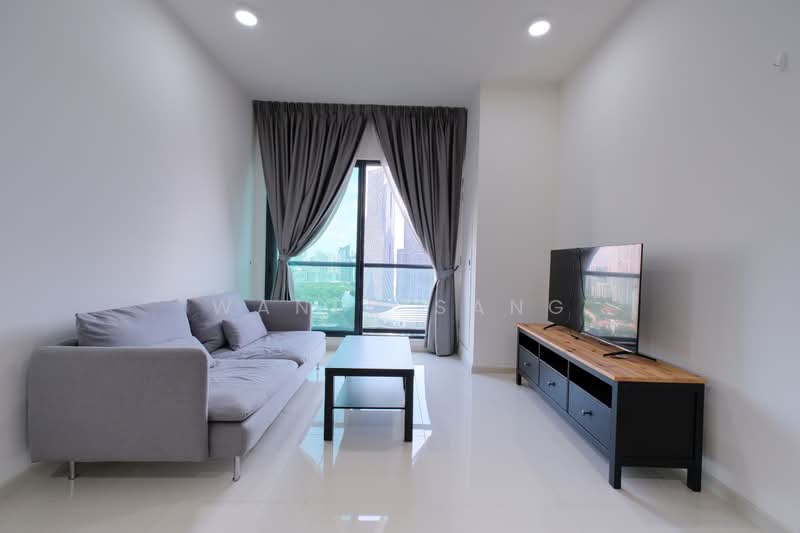 Servis Apartment untuk Disewa di Residensi Solaris Parq - Wanlu Sang - Living Room - PropertyGuru.com.my