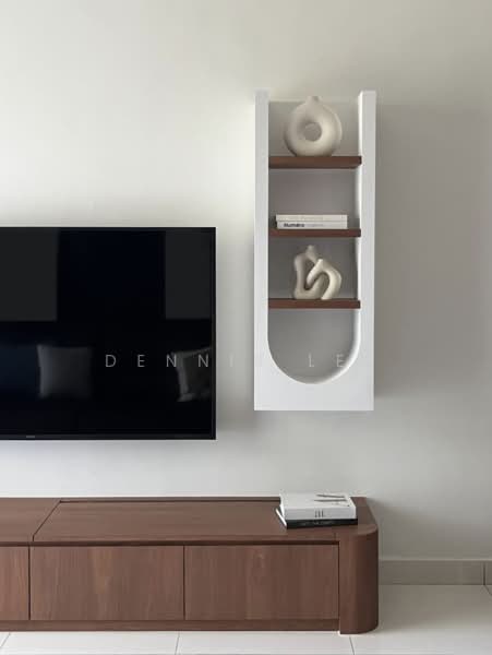 Service Residence for Sale at Twin Tower Residence - Dennis Lee - Living Room - PropertyGuru.com.my