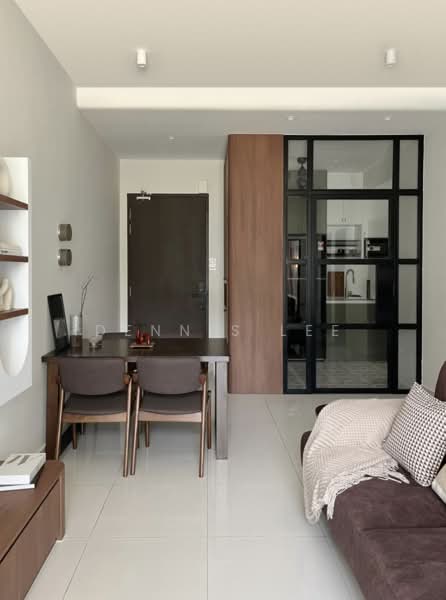 Service Residence for Sale at Twin Tower Residence - Dennis Lee - Living Room - PropertyGuru.com.my