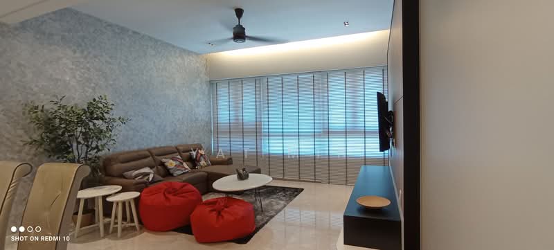 Servis Apartment untuk Dijual di The Sentral Residences - Yat Min - Living Room - PropertyGuru.com.my