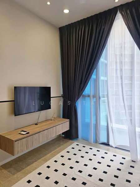 Service Residence for Sale at 10 Stonor - Lucas Tan - Living Room - PropertyGuru.com.my