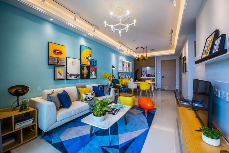 Condominium for Sale at R&F Princess Cove Phase 2-Seine Region - R&F Princess Cove Sales Representative - Living Room - PropertyGuru.com.my