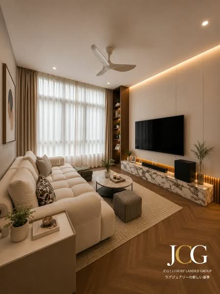 Rumah Berkembar untuk Dijual di Seri Kembangan (Selangor) - Jun Chan - Living Room - PropertyGuru.com.my