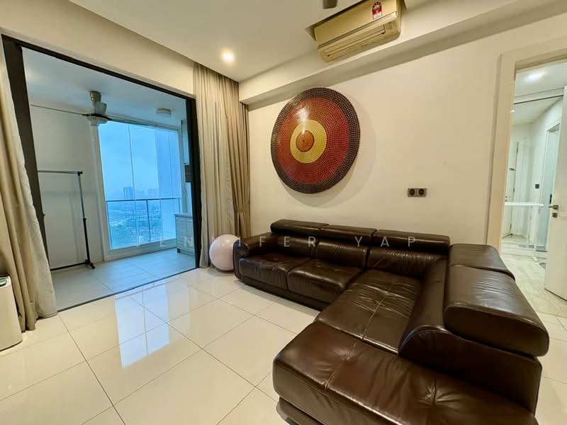 Condominium for Rent at Icon Residence - Jennifer Yap - Living & Balcony  - PropertyGuru.com.my