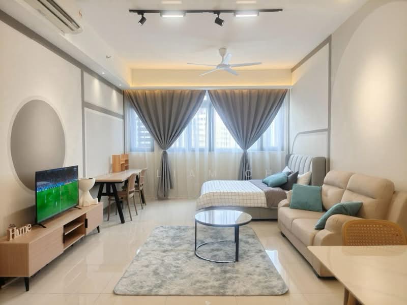Servis Apartment untuk Disewa di Chambers - William Cho - Living Room - PropertyGuru.com.my