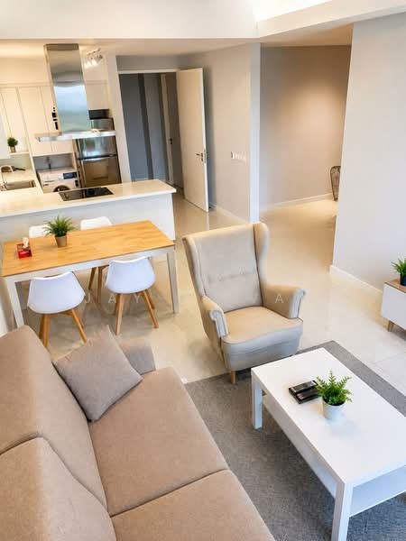 Servis Apartment untuk Disewa di The Sentral Suites - Jay Selvam - Living Room - PropertyGuru.com.my