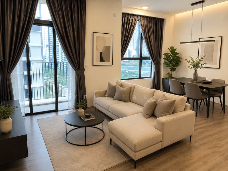 Service Residence for Sale at Henna Residence @ The Quartz WM - Kent Lau - Living Room - PropertyGuru.com.my