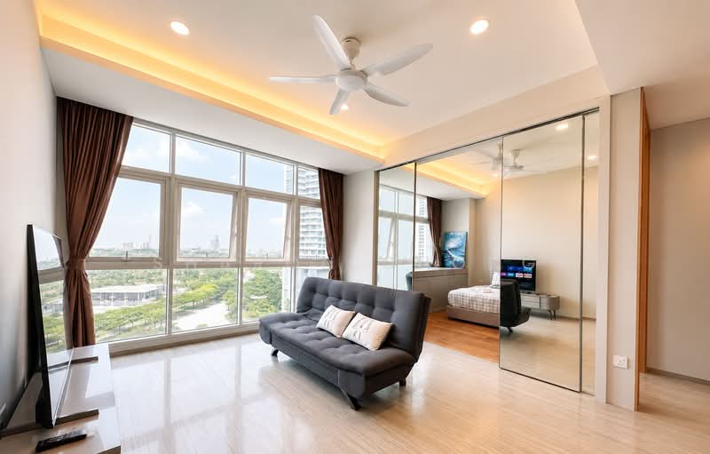 Kediaman Servis untuk Dijual di Pinetree Marina & Resort - Sharon Chong - Living Room - PropertyGuru.com.my