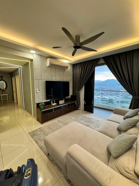 Service Residence for Sale at LakePark Residence @ KL North - Ken Lai - Living Room - PropertyGuru.com.my
