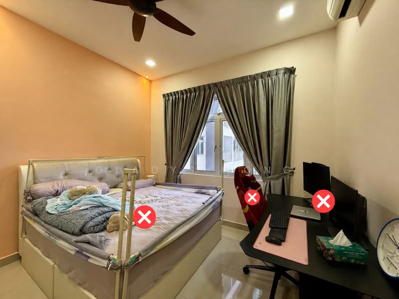 Servis Apartment untuk Dijual di Centra Residences - Gladys Wong - Bedroom - PropertyGuru.com.my