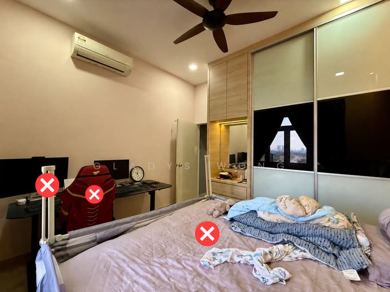 Servis Apartment untuk Dijual di Centra Residences - Gladys Wong - Bedroom - PropertyGuru.com.my