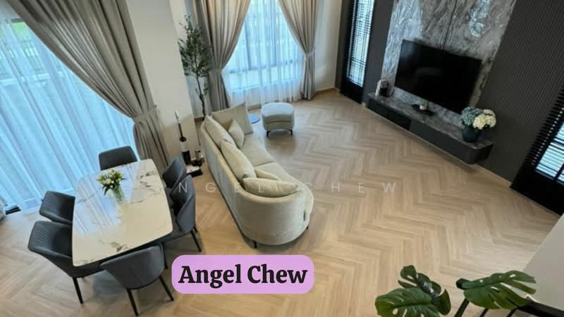 2-storey Terraced House for Rent in Bandar Cassia (Batu Kawan) - Angel Chew - Living Room - PropertyGuru.com.my