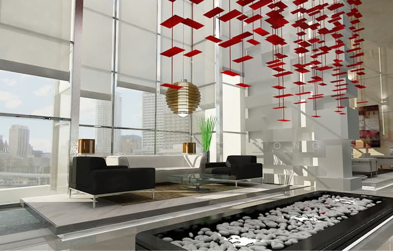 Kondominium untuk Disewa di Gurney Paragon - William KC Wong - Living Room - PropertyGuru.com.my