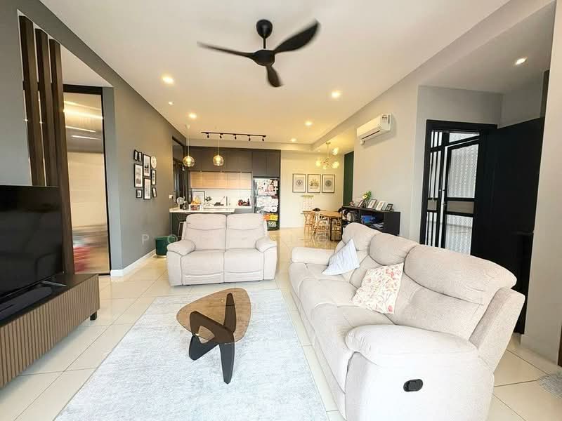 Kondominium untuk Disewa di Logan Residency (Logan Mansion) - Poey Eugene - Living Room - PropertyGuru.com.my