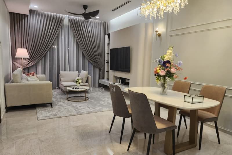 Servis Apartment untuk Disewa di The Manor - Desmond Low - Living Room - PropertyGuru.com.my