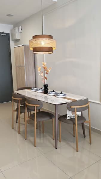Servis Apartment untuk Disewa di BeCentral @ i-City - Arylene Ang - Dining Room - PropertyGuru.com.my